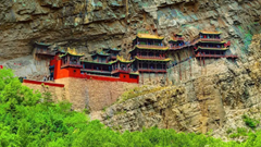 Trung Quốc: Chùa Huyền Không 1.500 năm ứng dụng sợi quang để bảo tồn di tích