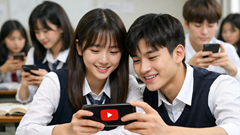 Hàn Quốc: 95% học sinh trung học Seoul dùng YouTube, trung bình hơn 10 giờ mỗi tuần