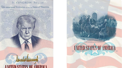 Hộ chiếu Mỹ phiên bản giới hạn sẽ in hình Tổng thống Donald Trump