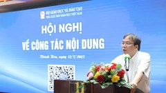 NXBGDVN bàn giải pháp chỉnh sửa SGK sau sắp xếp đơn vị hành chính cấp tỉnh