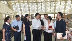 Phó Thủ tướng Mai Văn Chính hoan nghênh tiến độ thi công Triển lãm Thành tựu đất nước