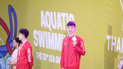 SEA Games 33 ngày thứ ba (12.12): Tiếp cơn mưa vàng, Huy Hoàng thống trị đường đua xanh