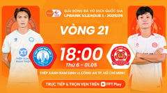 Link xem trực tiếp Nam Định vs CA TP.HCM, 18h00 ngày 1.5