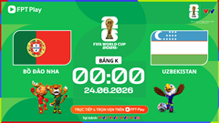 Lịch thi đấu World Cup 2026 ngày 24.6: Câu trả lời mạnh mẽ của Ronaldo?