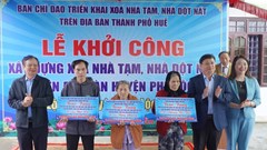 Huế: Phấn đấu hoàn thành xóa nhà tạm, nhà dột nát trong quý III năm 2025