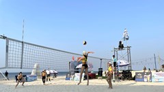 Khai mạc Giải Bóng chuyền nữ bãi biển tỉnh Quảng Ngãi