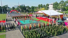 Công an tỉnh Quảng Ngãi khai mạc Hội thi điều lệnh, bắn súng, võ thuật