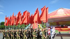 Quảng Ngãi ra mắt lực lượng tham gia bảo vệ an ninh, trật tự ở cơ sở