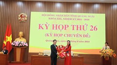 Ông Nguyễn Hoàng Giang được bầu giữ chức Chủ tịch UBND tỉnh Quảng Ngãi