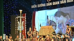 Ấn tượng trình diễn nghi lễ kết nghĩa của đồng bào Cơ Tu tỉnh Quảng Nam