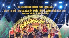 Khai mạc Liên hoan cồng chiêng, đàn, hát dân ca