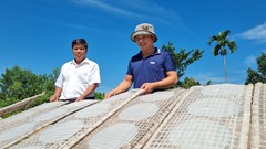 Nghề làm bánh tráng, tạo việc làm cho phụ nữ miền núi Minh Long