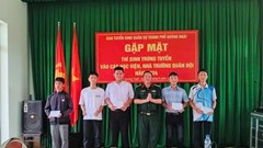 Tự hào khoác lên mình màu áo lính