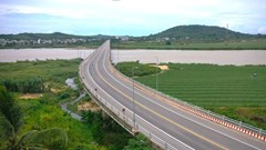 Cầu Trà Khúc 2 thông xe trở lại từ ngày 15.9