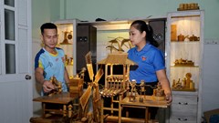 Biến những cây tre làng thành đồ mỹ nghệ thu hút du khách