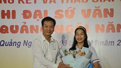 Quảng Ngãi trao giải Cuộc thi Đại sứ Văn hóa đọc 2024