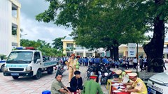 CSGT bí mật ghi hình học sinh vi phạm luật giao thông và kiểm tra các bãi giữ xe