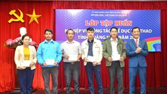 Quảng Ngãi trao chứng nhận nghiệp vụ thể dục thể thao cơ sở