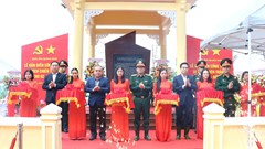 Lễ gắn biển công trình Di tích chiến thắng Điểm cao 62 - Đông Giáp