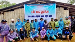 Bộ CHQS tỉnh Quảng Ngãi thành lập 18 Tổ công tác hỗ trợ xây dựng nhà