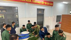 Xuân về nơi doanh trại quân đội