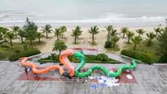 Điểm check-in mới lạ cho du khách khi đến bãi biển Mỹ Khê