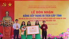 Đón Bằng di tích cấp tỉnh địa điểm 68 chiến sĩ quân giải phóng hy sinh