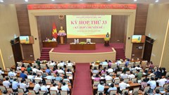 Thông qua Nghị quyết về chủ trương sắp xếp đơn vị hành chính cấp tỉnh và cấp xã