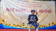 Đưa nghệ thuật bài chòi đến gần với học sinh