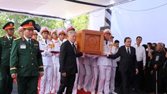 Lễ an táng nguyên Chủ tịch nước Trần Đức Lương tại quê nhà Quảng Ngãi