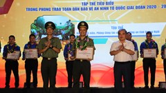 Tuyên dương thanh niên xuất sắc trong phong trào “Toàn dân bảo vệ an ninh Tổ quốc”