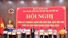 Quảng Ngãi hoàn thành chương trình xóa nhà tạm, nhà dột nát