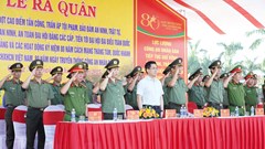 Ra quân thực hiện đợt cao điểm tấn công, trấn áp tội phạm, bảo đảm ANTT