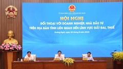 Quảng Ngãi đối thoại với doanh nghiệp, nhà đầu tư lĩnh vực đất đai và thuế