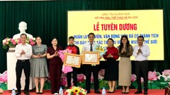 Tuyên dương, khen thưởng HLV, VĐV có thành tích thi đấu xuất sắc tại Giải Vô địch Wushu thế giới