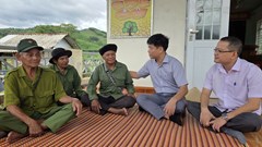 Di dời đảm bảo an toàn cho người dân vùng sạt lở dưới chân núi Gò Oát