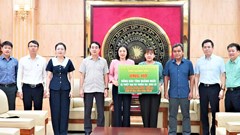 Tiếp nhận đơn vị, cơ quan, doanh nghiệp và cá nhân hỗ trợ khắc phục bão lũ