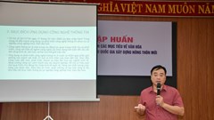 Tập huấn triển khai thực hiện các mục tiêu về văn hoá trong Chương trình MTQG xây dựng NTM