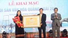 Khai mạc Tuần Di sản Văn hóa Quảng Ngãi 2025