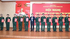 Quảng Ngãi điều động, bổ nhiệm sĩ quan Quân đội về cơ sở