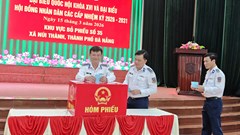 Cử tri Bộ Tư lệnh Vùng Cảnh sát biển 2 nô nức tham gia ngày hội bầu cử