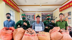 Bắt quả tang đối tượng vận chuyển gần 100kg thuốc nổ tại đặc khu Lý Sơn