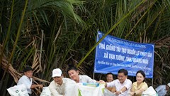Chung tay bảo tồn sinh thái ở rừng dừa nước Cà Ninh