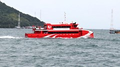 Tàu Phú Quốc Express chính thức chạy tuyến Sa Kỳ – Lý Sơn từ 17.4