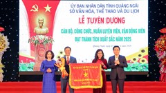 Quảng Ngãi tuyên dương hàng trăm cá nhân tiêu biểu lĩnh vực thể thao