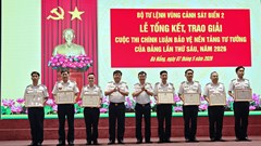 Tác phẩm “Lá chắn số” giành giải Nhất cuộc thi chính luận của Vùng Cảnh sát biển 2
