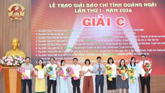 Tôn vinh những tác phẩm báo chí xuất sắc tại Giải Báo chí tỉnh Quảng Ngãi lần thứ I