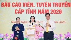 Bế mạc Hội thi Báo cáo viên, Tuyên truyền viên giỏi cấp tỉnh Quảng Ngãi năm 2026