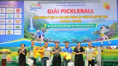 Khai mạc Giải Pickleball chào mừng 66 năm Ngày thành lập ngành Du lịch Việt Nam