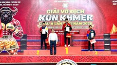 Võ sĩ wushu Quảng Ngãi góp 3 HCV, tạo dấu ấn tại đấu trường Kun Khmer châu Á